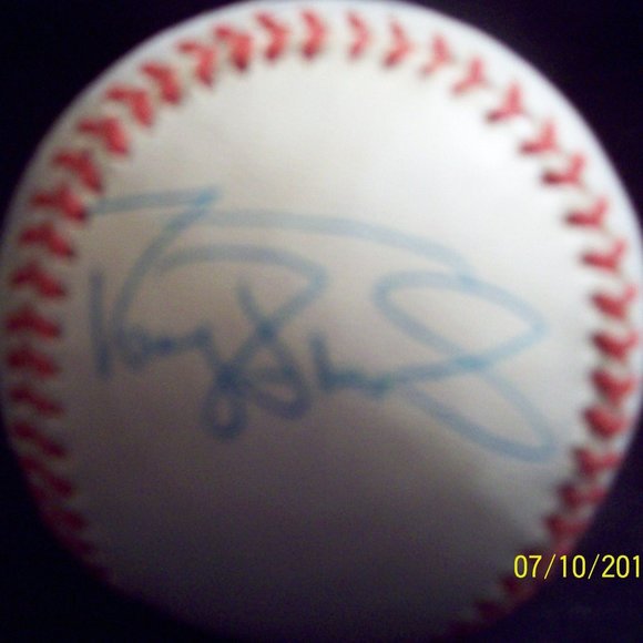 NY METS WORLD SERIES RAWLINGS OFFICIAL BALL NATIONAL LEAGUE SIGNED BY GARY CARTE - Picture 4 of 6